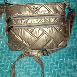 LUG Crossbody Bag Metallic Walnut